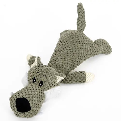 Cute dog toy cuddly toy, aportier toy with squeak function