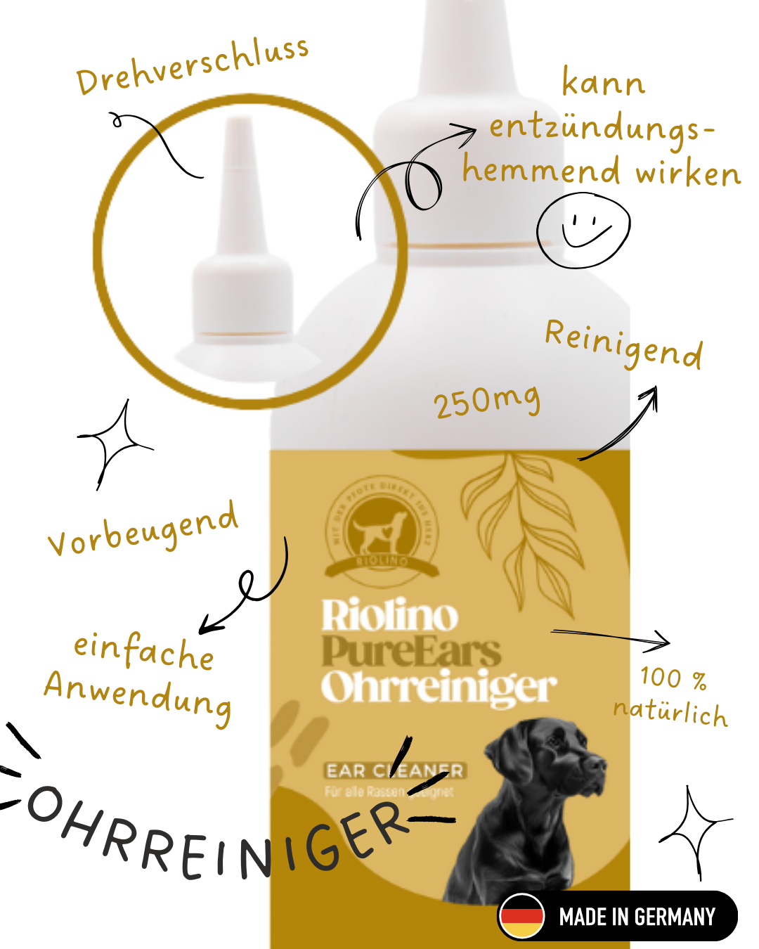 Riolino PureEars- Gentle cleansing for sensitive ears