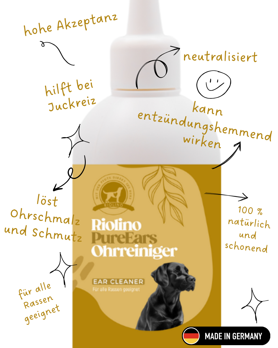 Riolino PureEars- Gentle cleansing for sensitive ears