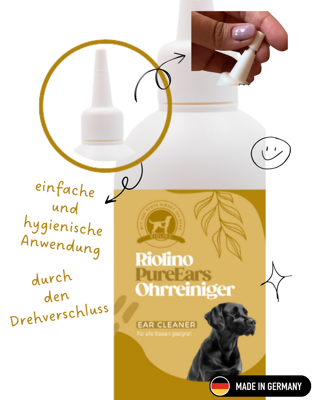 Riolino PureEars- Gentle cleansing for sensitive ears
