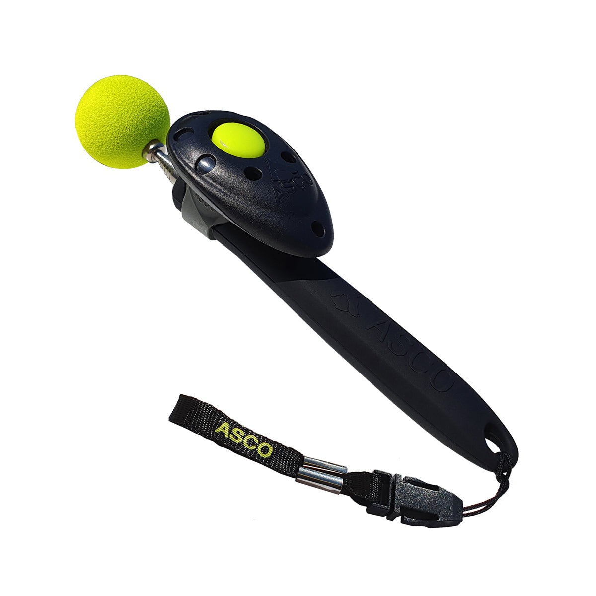 ASCO ClickStick - Target stick with detachable premium clicker - Target stick for dogs cats clicker training - Extendable target stick with extra clicker - Target stick for target training