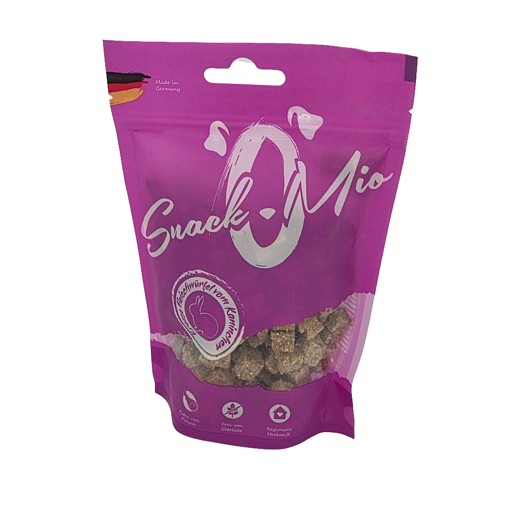 Snackomio Hundesnack Kaninchen 125g