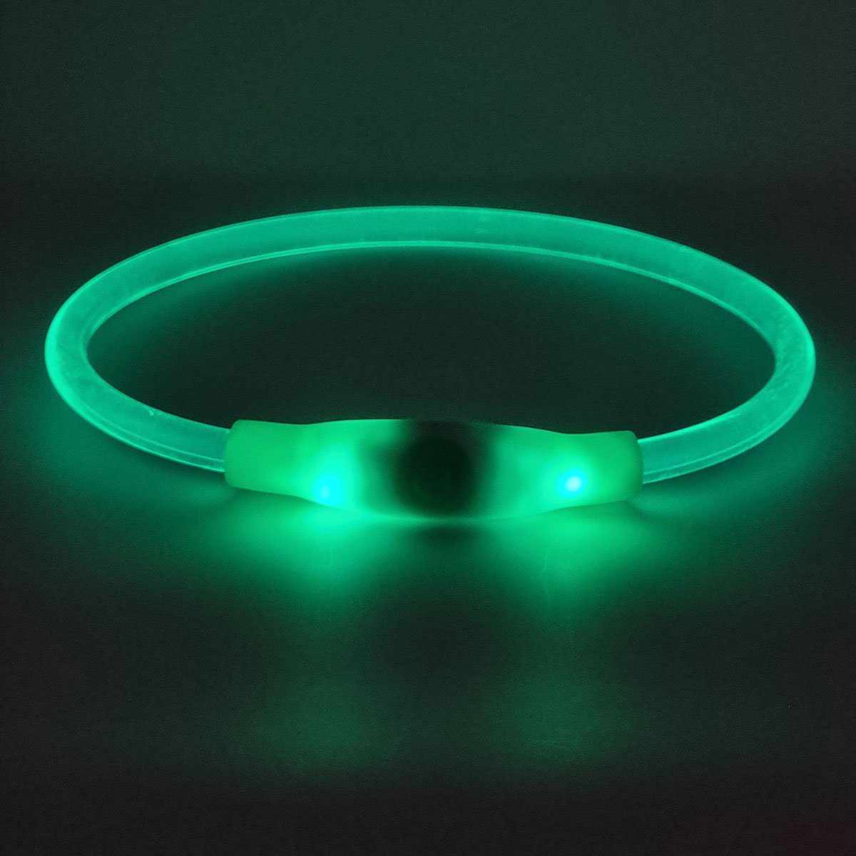 LED-Leuchthalsband / Leuchtring für Hunde