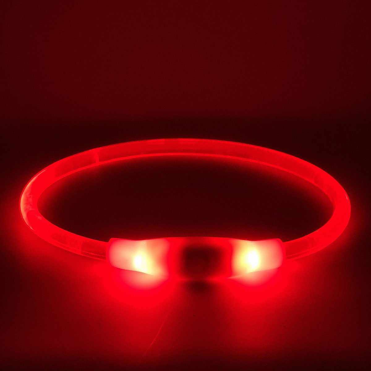 LED-Leuchthalsband / Leuchtring für Hunde