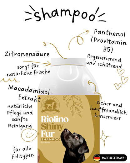 Riolino Shiny Fur Shampoo - Gentle care for a shiny coat