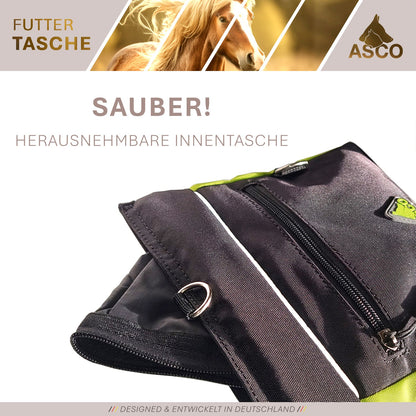 ASCO food bag with one-hand snap closure, treat bag 20x20 cm, QuickTouch treat bag