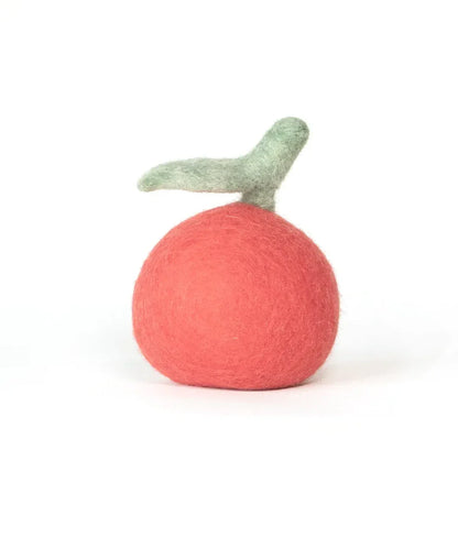 BUDDY. Dog toy made of wool felt "Apple" 