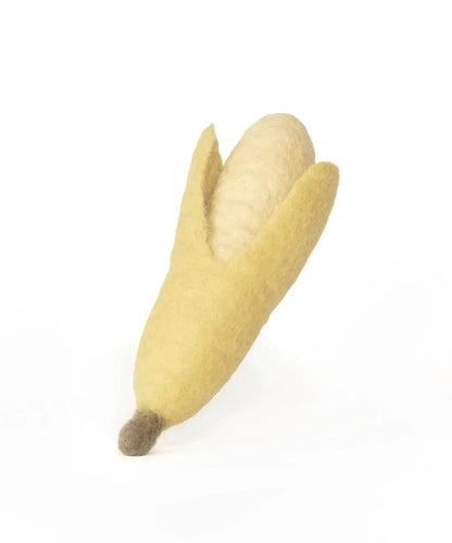 BUDDY. Dog toy made of wool felt "Banana" 
