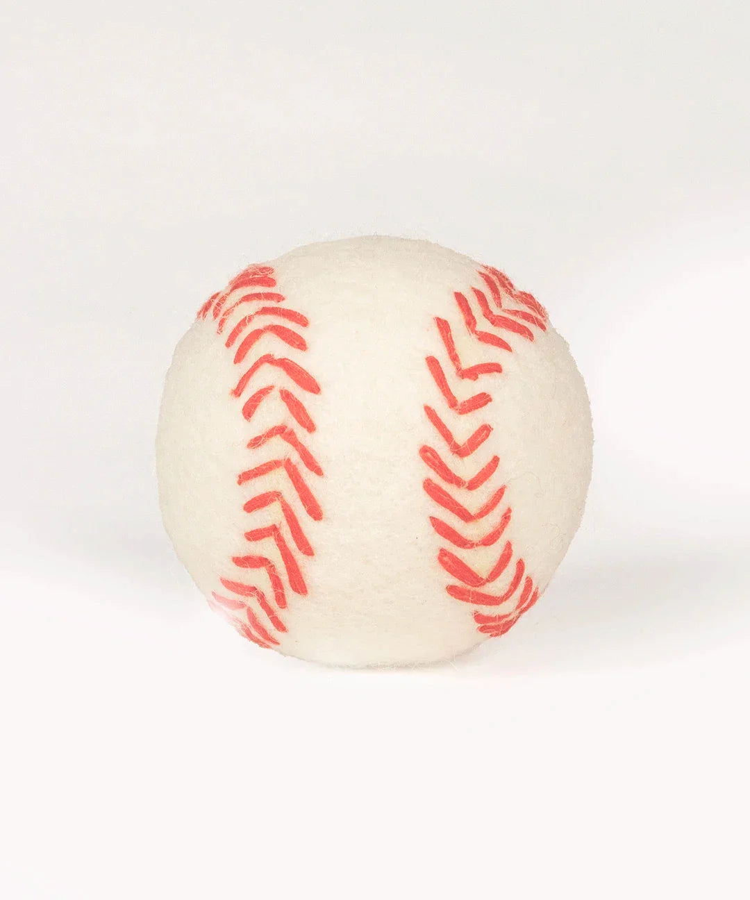 BUDDY. Dog toy made of sheep wool "Baseball" 
