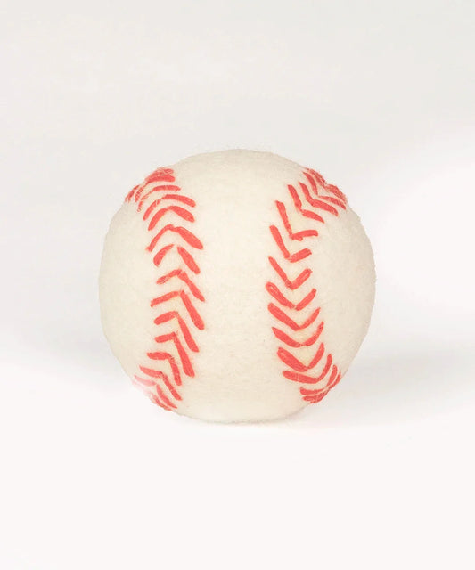BUDDY. Dog toy made of sheep wool "Baseball" 