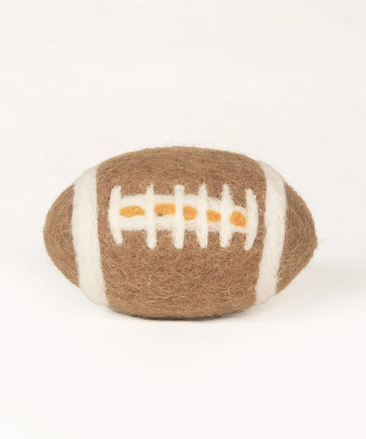 BUDDY. Dog toy made of sheep wool "Football" 