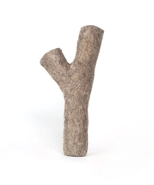 BUDDY. Dog toy made of wool felt "Stick" 
