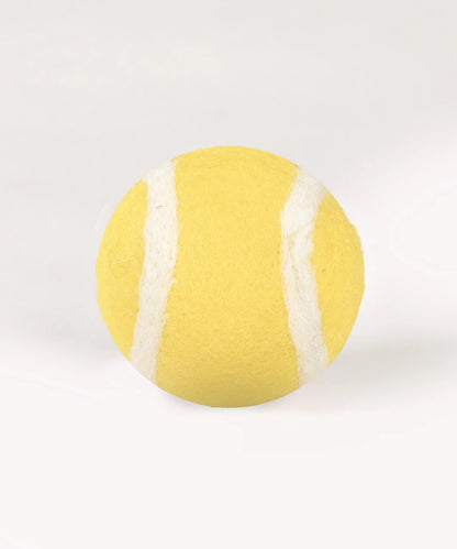 BUDDY. Dog toy made from sheep wool "Tennis ball" 