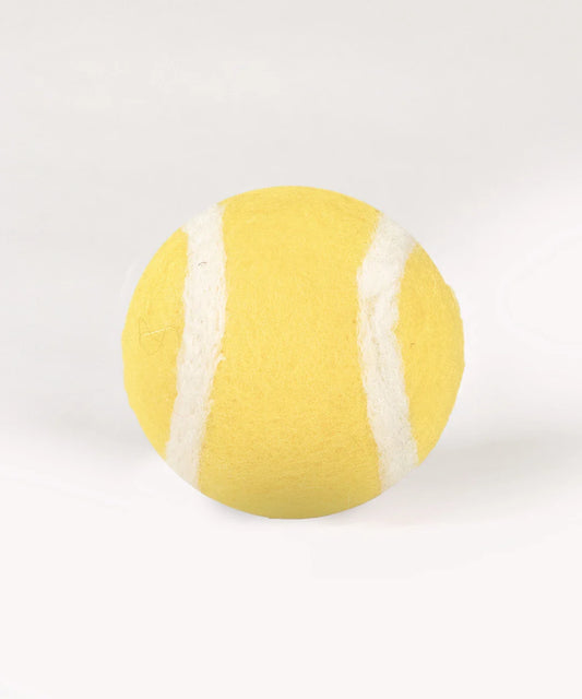 BUDDY. Dog toy made from sheep wool "Tennis ball" 